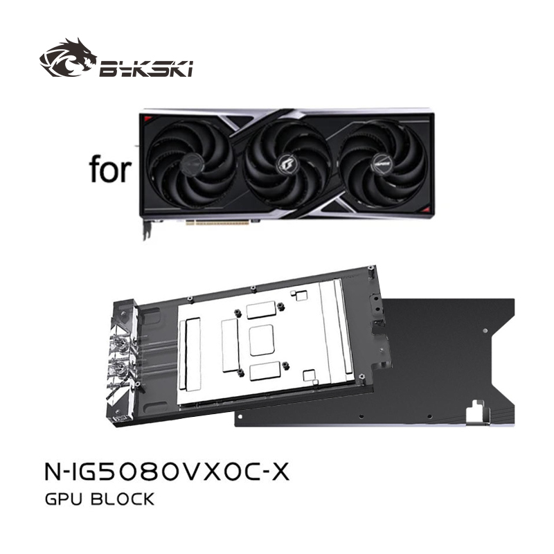 Rtx 5080 16Gb - Bloco de GPU Bykski N-IG5080VXOC-X para