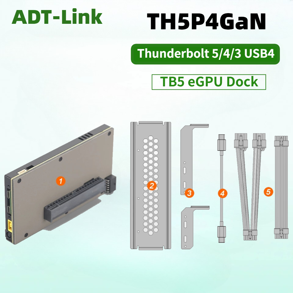 Gpu External Dock Egpu Thunderbolt 4 - TH5P4GaN Laptop Thunderbolt 5/4 USB4 Placa