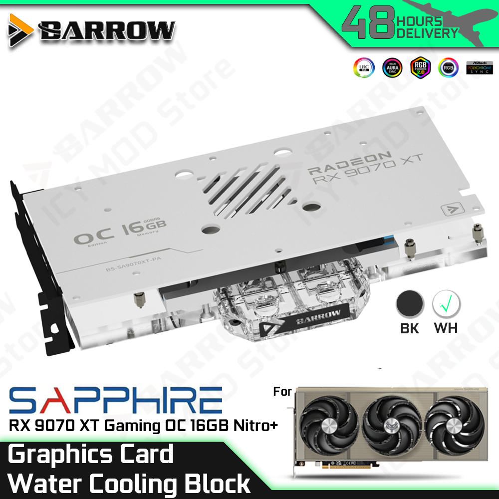 Rx 9070 16Gb - Bloco de resfriamento de água da