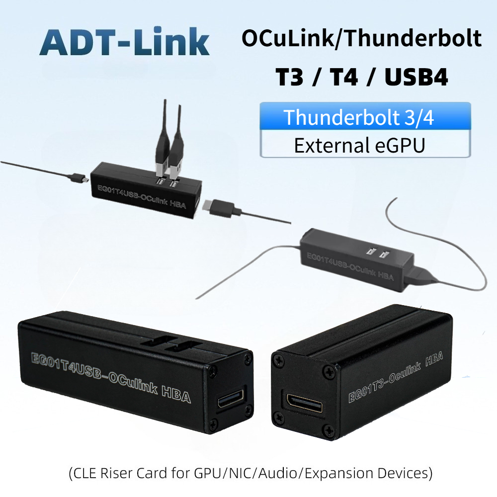 Gpu External Dock Egpu Thunderbolt 4 - Adaptador T3 / T4 OCuLink Thunderbolt