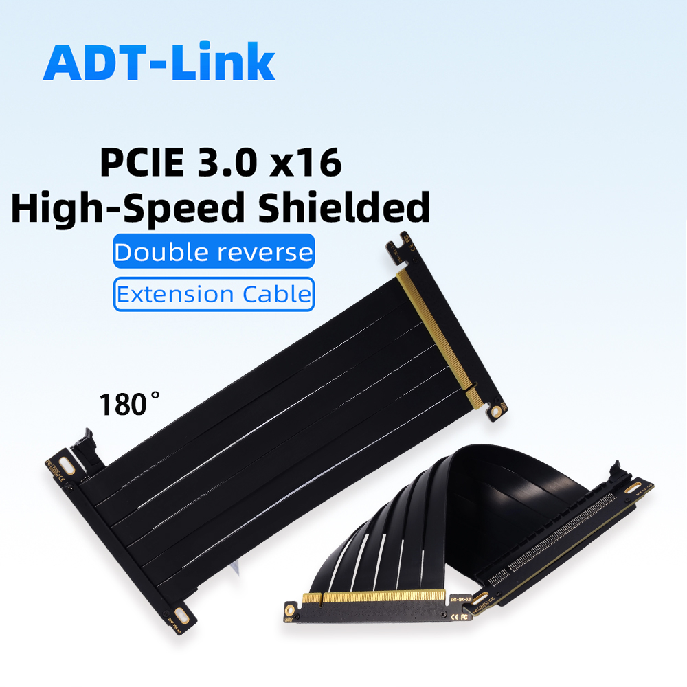 Pcie 5.0 Gpu Riser Cable - Cabo Riser PCIE 3.0 X16 Duplo