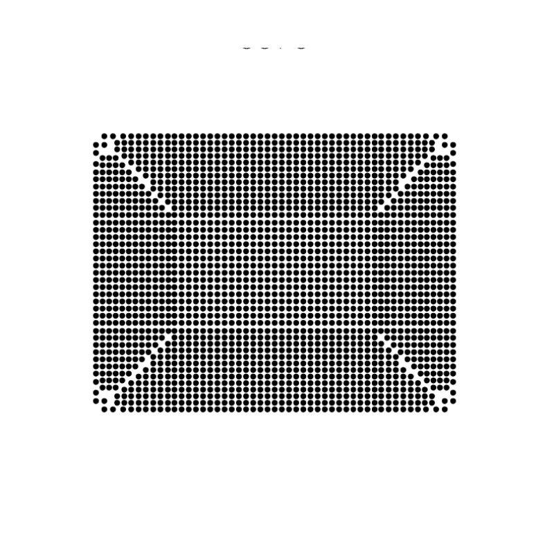 Rx 9070 Xt - Stencil BGA para Aquecimento Direto 80*80
