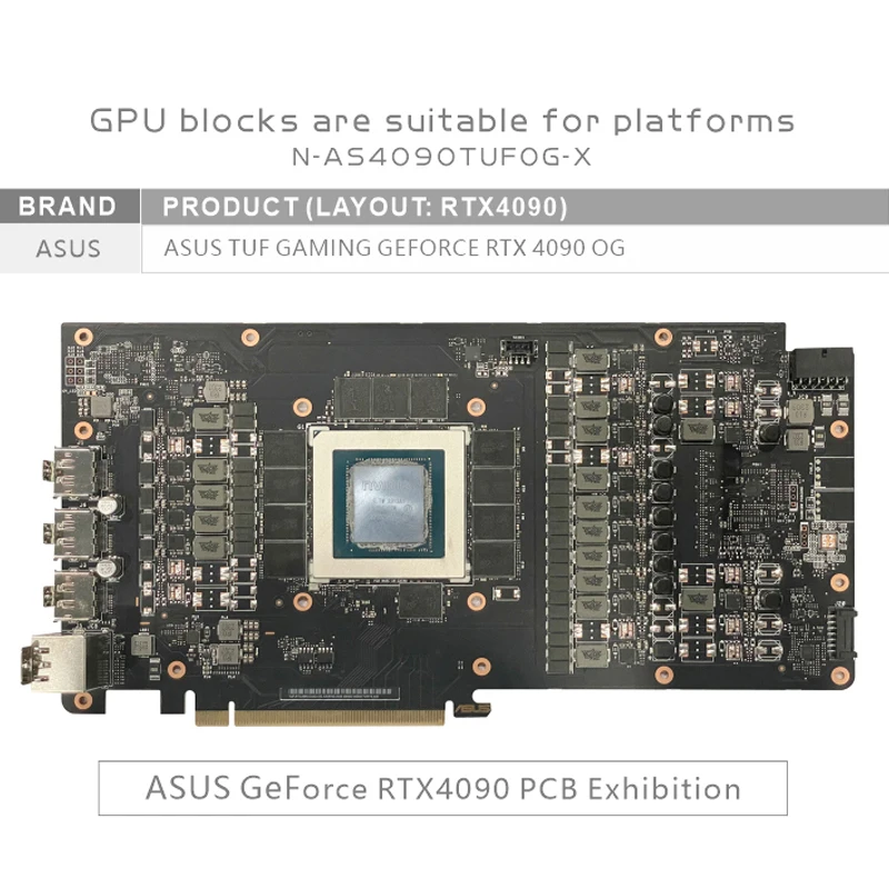 Bykski GPU Block Use para ASUS - Rtx 4090 Water Block avaliação e preço