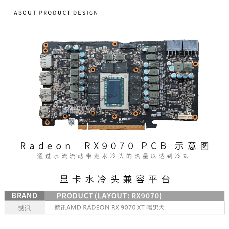 Bykski A-PC9070XT-X GPU Bloco  - Rx 9070 Xt avaliação e preço