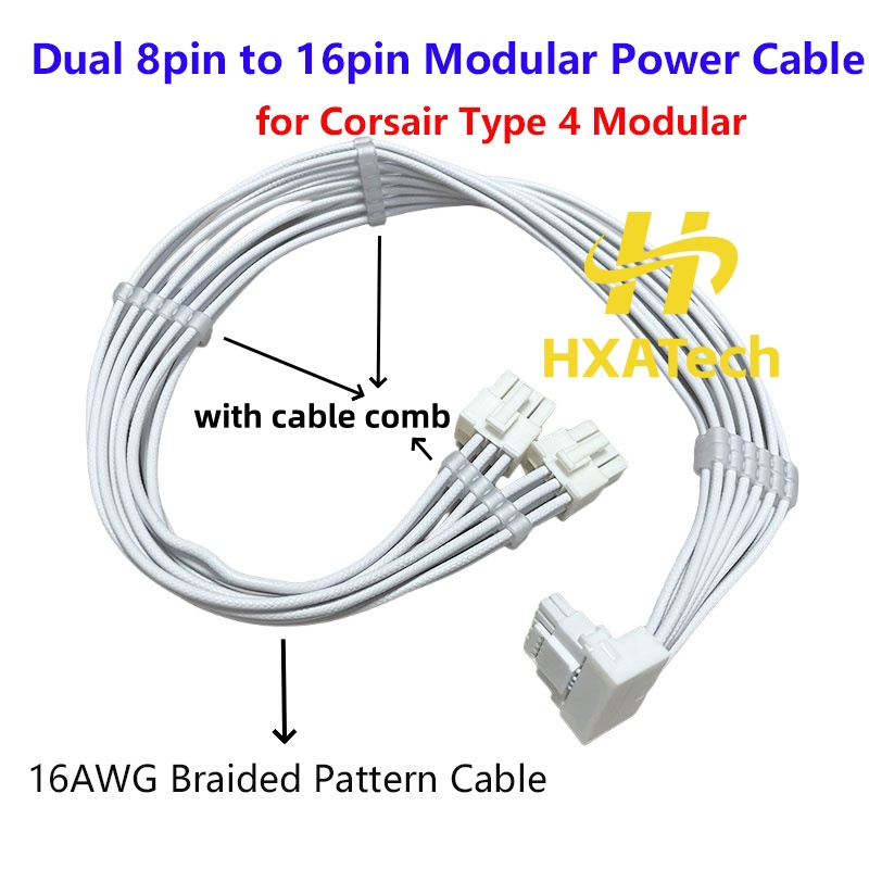 Cabo de Alimentação Trançado d - Dual 8Pin To 16Pin 12Vhpwr Cable avaliação e preço