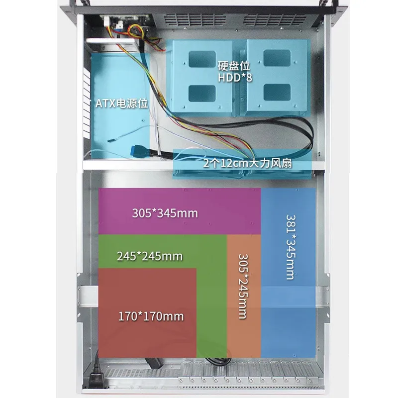 Chassi de servidor 4U de alto  - Server Gpu Chassis 4U avaliação e preço