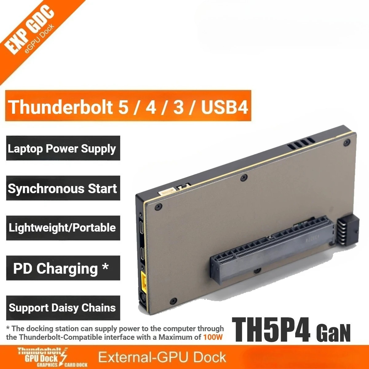 TH5P4GaN Laptop Thunderbolt 5/ - Gpu External Dock Egpu Thunderbolt 4 avaliação e preço