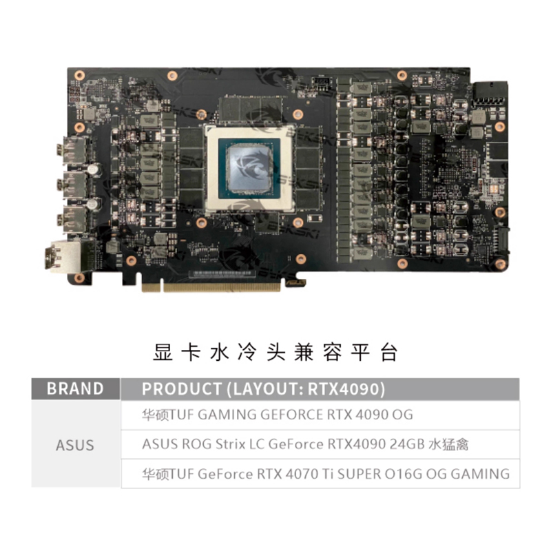 Bykski gpu bloco de água para  - Rtx 4090 Water Block avaliação e preço