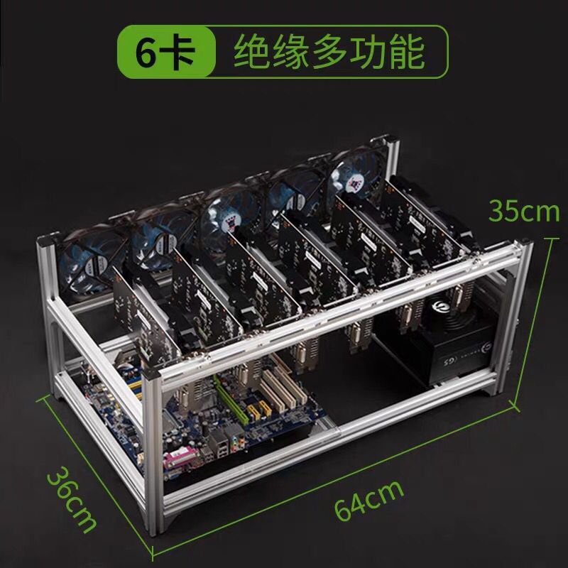 6 8 12 19 gpu mineiro equipame - Gpu Mining Rig Frame 8 Gpu avaliação e preço