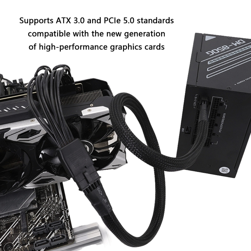 Cabo de Alimentação PCIe de 16 - Dual 8Pin To 16Pin 12Vhpwr Cable avaliação e preço