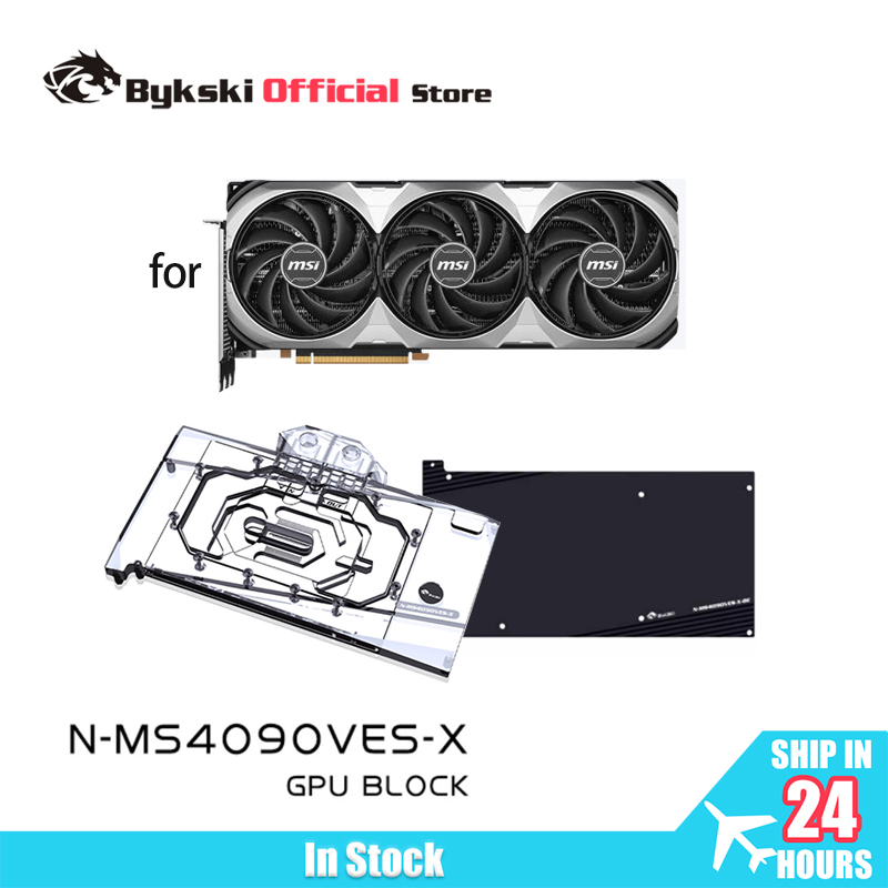 Bloco de GPU Bykski N-MS4090VE - Rtx 4090 Water Block avaliação e preço