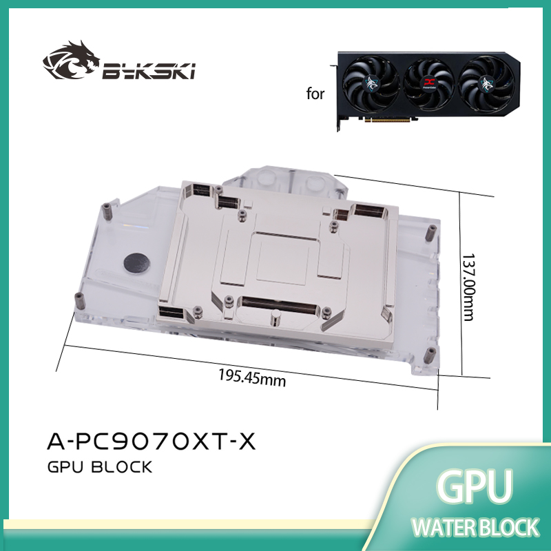Bykski A-PC9070XT-X GPU Block  - Rx 9070 Xt avaliação e preço